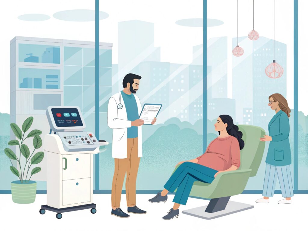 -ivf-process-with-a-couple-in-a-modern-fertility-c
